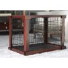 Cage with Crate Cover; Mahogany; Large