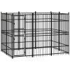 Outdoor Dog Kennel Steel 59.5 ftÂ¬â‰¤