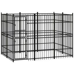 Outdoor Dog Kennel Steel 59.5 ftÂ¬â‰¤