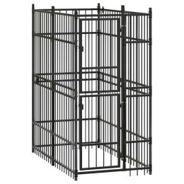 Outdoor Dog Kennel Steel 19.8 ftÂ¬â‰¤