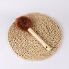 Natural coconut palm pot; wood handle; oil free kitchen; wood brush pot; magic tool; long handle brush pot