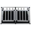 Dog Cage with Double Door 35"x27.2"x19.7"