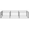 Dog Kennel Black 32.3 ftÂ¬â‰¤ Steel