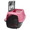 2 Door Top Load Pet Kennel; Pink; 19"L