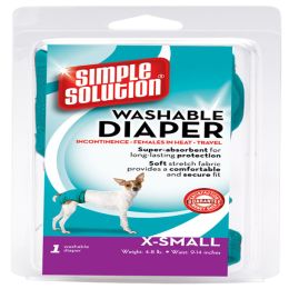 Simple Solution Washable Diaper Blue; 1ea-XS