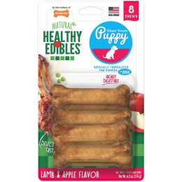 Nylabone Healthy Edibles Puppy Natural Long Lasting Dog Chew Treats Lamb Apple; 1ea-XL-Souper 1 ct