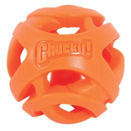 Chuckit! Breathe Right Dog Toy Fetch Ball Orange Medium