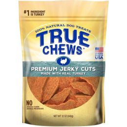 True Chews Jerky Cuts Dog 12Oz turkey