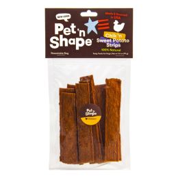 Pet N Shape Chik n Sweet Potato Strips Dog Treat 3.5 oz