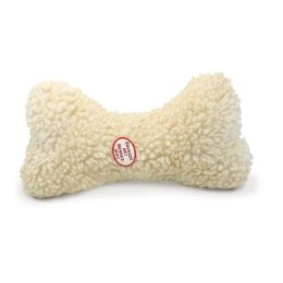 Spot Fleece Dog Toy Bone Natural 12 in