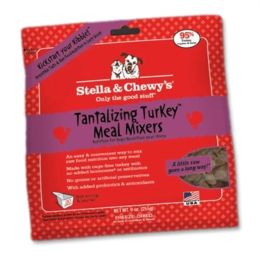 Stella and Chewys Freeze Dried Dog Food Mixers Turkey 8Oz