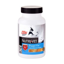 NutriVet PuppyVite Liver Chewables 1ea-60 ct