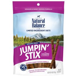 Natural Balance Pet Foods L.I.T Hip-Stix Venison Formula Semi-Moist Dog Treats 5 oz