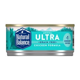 Natural Balance Pet Foods Original Ultra Grain Free Adult Wet Cat Food Chicken 3 oz, 24 pk