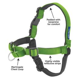 PetSafe Deluxe Easy Walk Steel Dog Harness Black/Apple, 1ea/MD