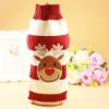 Pet Christmas sweater cat dog warm coat kitten puppy sweater elk old man stretch two-legged clothes Christmas dress up costumes