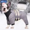 Winter dog coat;  dog jacket; Cross border new dog quadruped warm winter dog clothing windproof dog clothing pet cotton padded clothes wholesale