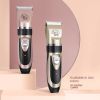 Dog Grooming Kit Clippers; Low Noise; pet grooming; Rechargeable; cat grooming; Pet Hair Thick Coats Clippers Trimmers Set; Suitable for Dogs; Cats; a