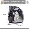 Cat Backpack Carrier Bubble Bag; Small Dog Backpack Carrier for Small Dogs; Space Capsule Pet Carrier Dog Hiking Backpack Airline Approved Travel Carr