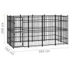 Outdoor Dog Kennel Steel 79.3 ftÂ¬â‰¤