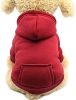 Winter Dog Hoodie Sweatshirts with Pockets Warm Dog Clothes for Small Dogs Coat Clothing Puppy Cat Custume