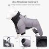 Winter dog coat;  dog jacket; Cross border new dog quadruped warm winter dog clothing windproof dog clothing pet cotton padded clothes wholesale