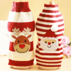 Pet Christmas sweater cat dog warm coat kitten puppy sweater elk old man stretch two-legged clothes Christmas dress up costumes