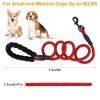 5FT Dog Leash Dog Training Walking Lead w/ Foam Handle Highly Reflective Treads