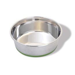 Van Ness Plastics Stainless Steel Dog Bowl Silver Large (Color: Silver, Material: Steel)