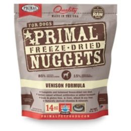 Primal Pet Foods Freeze Dried Cat Food- Venison 5.5Oz. (Country of Manufacture: United States)